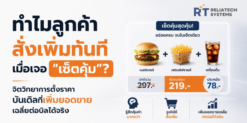 เซ็ตคุ้ม จิตวิทยาราคาบันเดิล